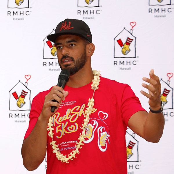 Mahalo to our special guest walker and speaker, Marcus Mariota