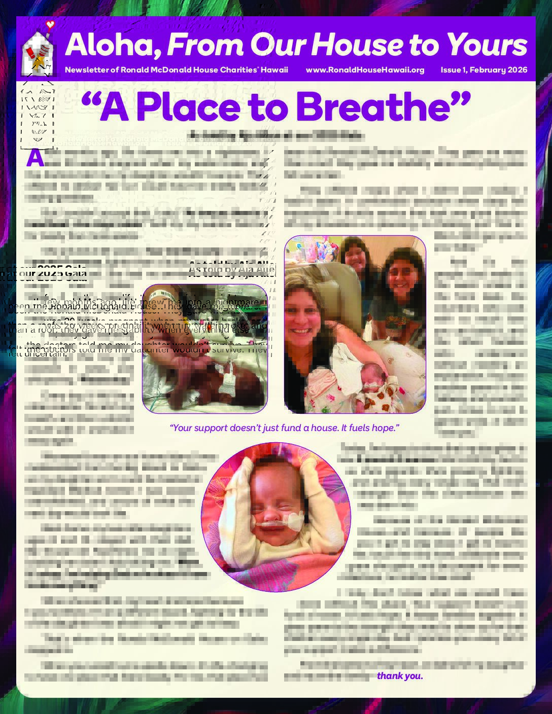 RMHC-HI Spring 2026 Newsletter